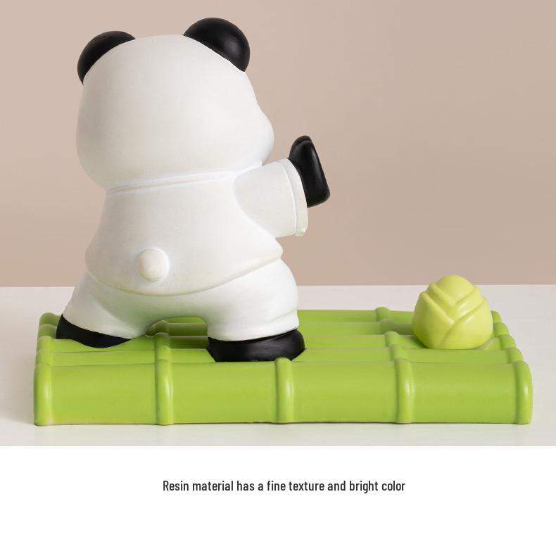Guochao Panda Phone Holder: Cute Desk Stand for Watching Dramas & Office Use, Cartoon Pet Ornament Gift