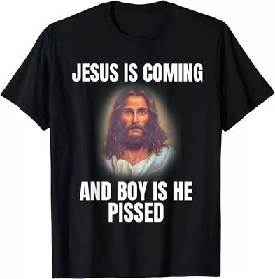 LIMITIERT Jesus kommt und Junge, ist er sauer T-Shirt Lustiges Christen T-Shirt