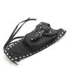 Motorcycle Fuel Tank Bag Gas Tank Pad Cover Black Artificial Leather Fit for XLX1000 XL1200X XLH883