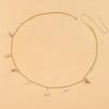 Bohemian Ethnic Style Starfish Conch Pearl Adjustable Chain Belt  Beach Holiday Gift Accessories