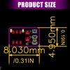Low Power Single Channel Touch Button Component Wide 2.5V 5.5V Potential Extent for Electronic Devices
