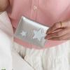 Large Capacity Short Wallets Solid Color Three Fold Wallets Simple Star Wallet  Outdoor