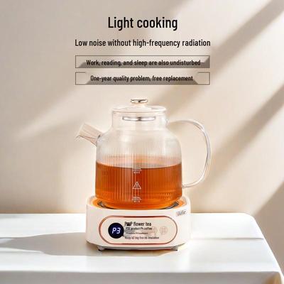 600W Multifunktionaler Keramik Elektroherd & Heizung, Mini Smart Induktionskochfeld & Teekocher