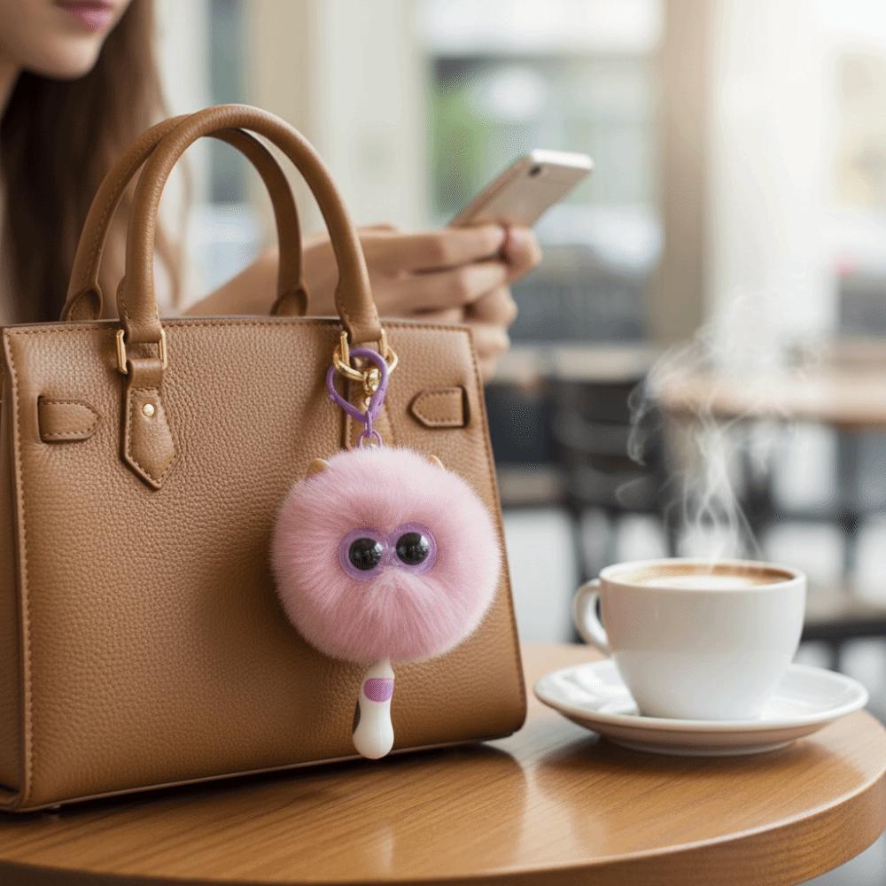 Creative Couples Plush Keychain Cute Cartoon Keychain Bag Accessories  Gifts For Women