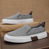 Fashion Black Men's Canvas Shoes Versatile Summer Breathable Non-slip Casual Youth Old Beijing Board Shoes