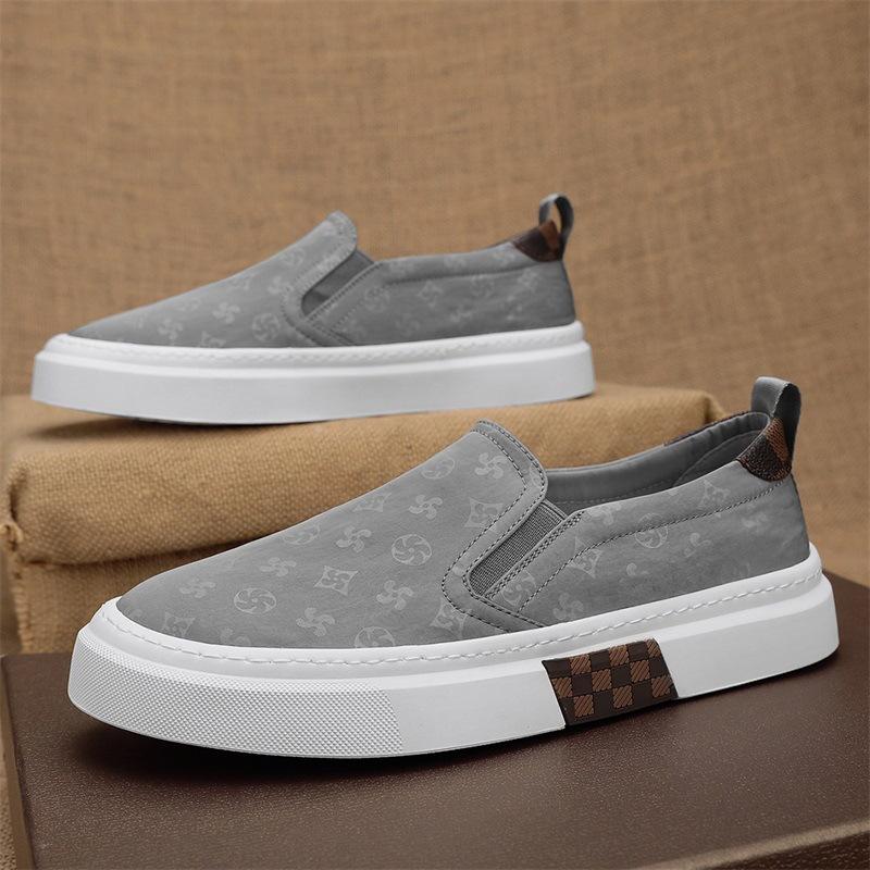 Fashion Black Men's Canvas Shoes Versatile Summer Breathable Non-slip Casual Youth Old Beijing Board Shoes