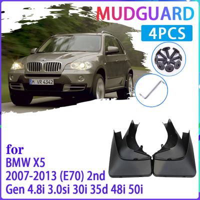 Auto Schmutzfänger für BMW X5 E70 2007~2013 2008 2009 2010 2011 2012 Kotflügel Spritzschutz Kotflügel Schmutzfänger Auto
