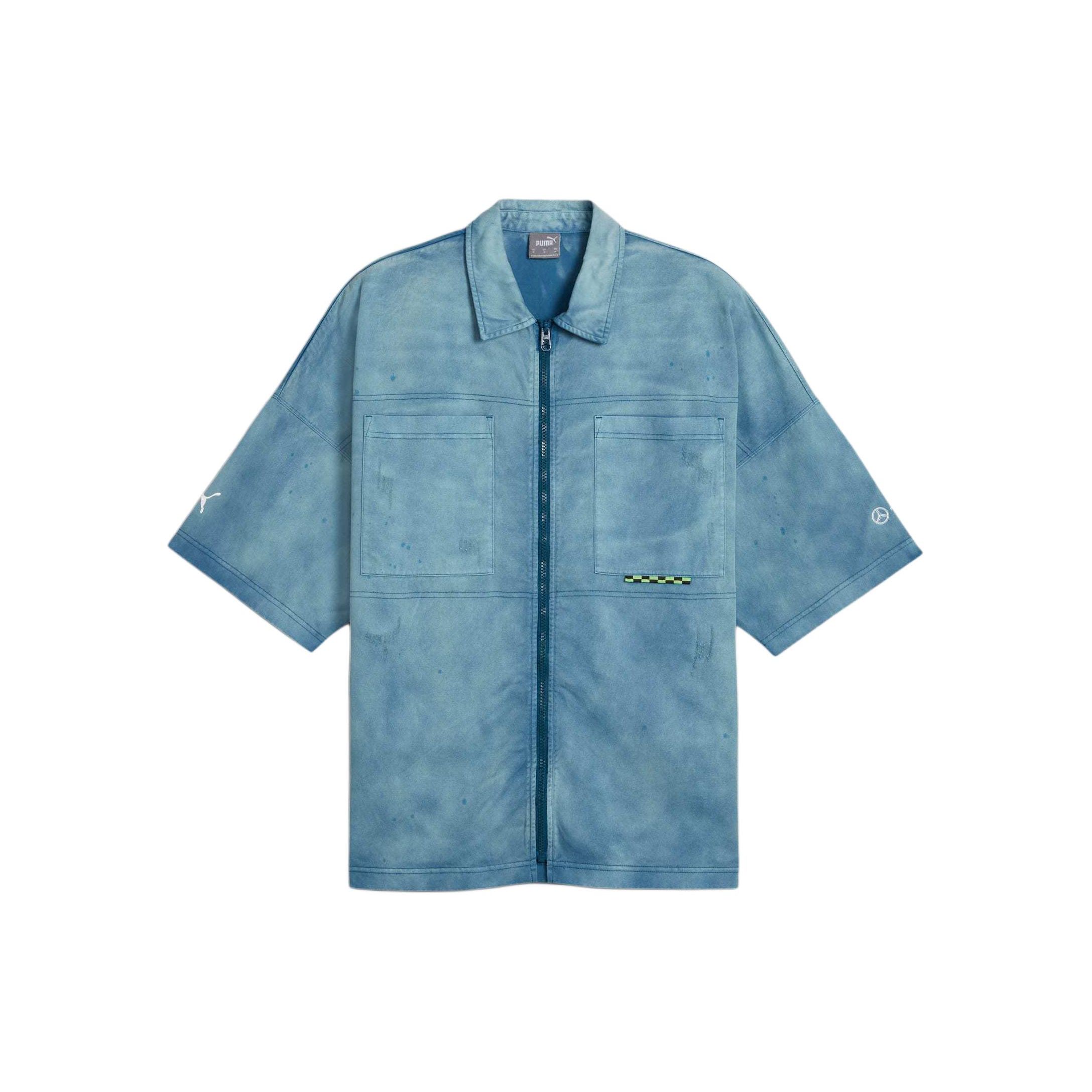 

Puma X Mercedes-Amg Petronas F1 Team X Mad Dog Jones SS24 Коллаборация Вареная Футболка с принтом букв на спине Повседневная Удобная Футболка с коротким рукавом 623701-07 L