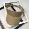 Korean Women's Quick-Dry Sports Visor: Solid Color, Sun Protection for Summer
