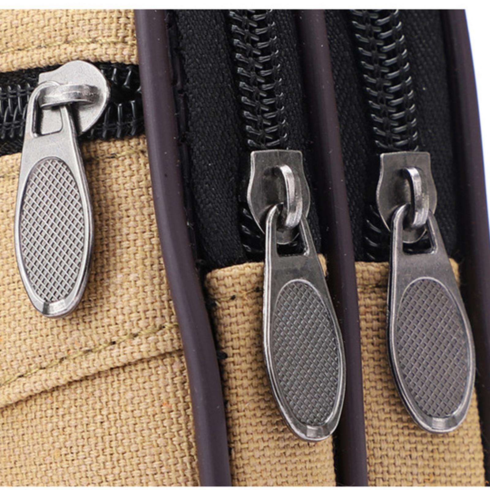 Стильная холщовая сумка для мобильного телефона для мужчин — фото 4