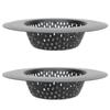 Stainless Steel Black Kitchen Sink Filter Anti Clogging Drain Hole Filter  Bathroom Floor Drain