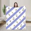 Snoopy Santa Merry Christmas Blankets Fleece Summer  Multi-function Lightweight Thin Throw Blankets for Home Office Bedspread
