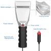 Auto Heated Ice Scraper Snow Shovel Plastic Metal 12V 18W 60°C 110.24in 3 Min Fast Heat Electric Windshield for Cars Trucks SUV