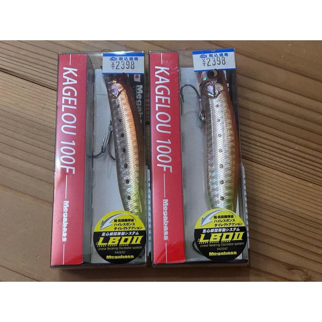 Used Megabass KAGELOU 100F GG NIGHT LIGHT IWASHI