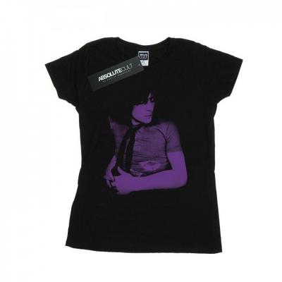 Camiseta feminina/feminina de algodão Violet Portrait Syd Barrett