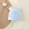 Pure Cotton Double Layer Newborn Hat for 0-3 Months, Suitable for Autumn/Winter