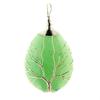 Large Tree of Life Wrap Pendant In Green Aventurine + Chain 4cm