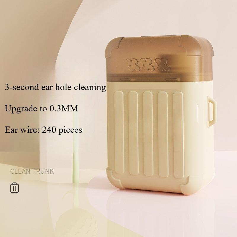 1PACK suitcase, ear hole cleaning, earphone cleaning, ear hole cleaning, anti-blocking, odor removal, ear washing artifact