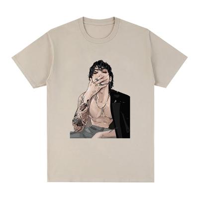 JungKook Yedi T Shirt Unisex Harajuku Estetik Grafik hoş tişört Unisex Yüksek Kaliteli Boy Pamuklu Tee Gömlek Kore Giysileri