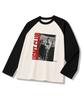 UNION GARMENTS Niets te Onderzoeken Losse Pasvorm Raglan Lange Mouw T-shirt 4 Kleuren