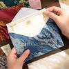 Elegant Retro High-Grade Handwriting Invitation & Postcard Wax Seal Envelope Set