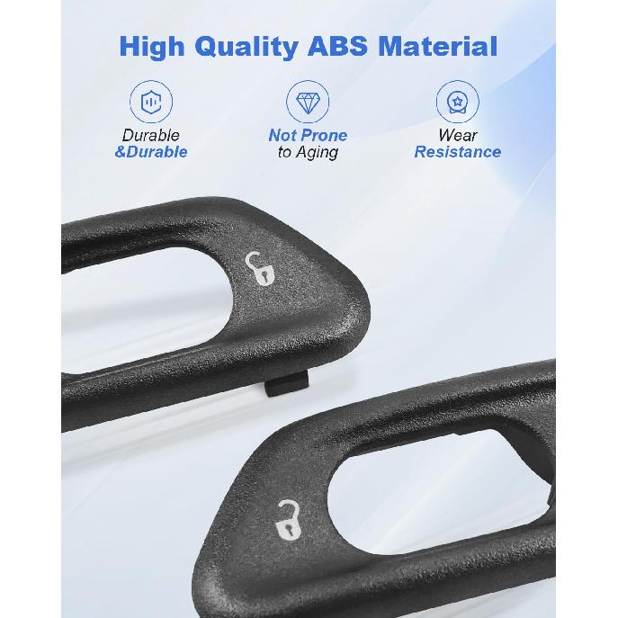 Door Lock Switch Bezel Fit for Jeep Wrangler JK 2011 2012 2013 2014 2015 2016 2017 2018, Side Door Lock Switch Replaces 68185910AA 68185911AA