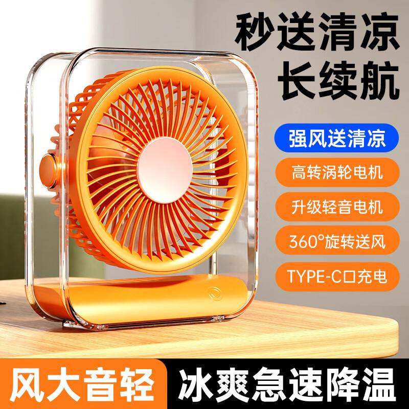 LISM USB Charging Desktop Fan