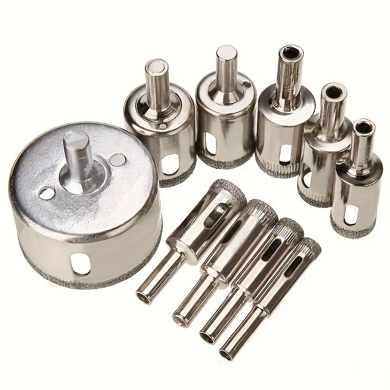 10pcs 6-32mm Diamond Glass Marble Drill Core Hole Saw Opener Ceramic Marble Tile Opening Woodworking Tools Glass Drill Bit Set