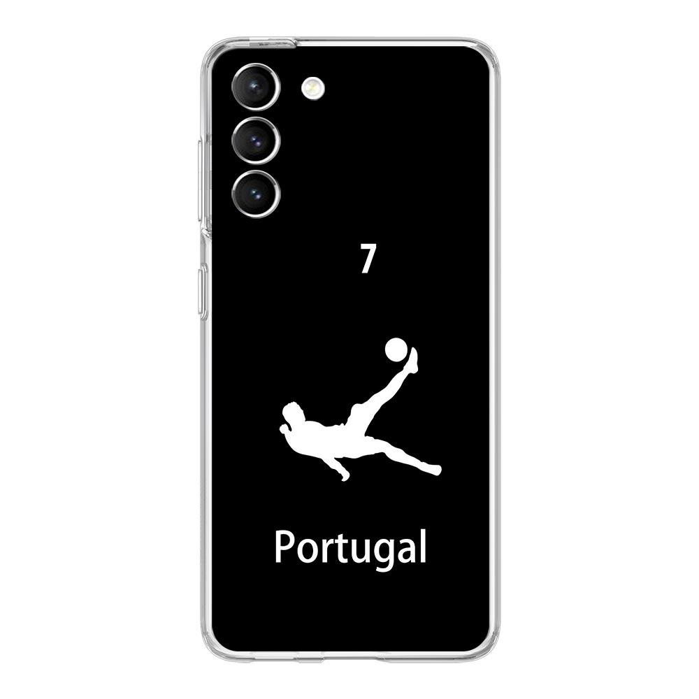 Portugal Flag Soccer 7 Phone Case For Samsung Galaxy S22 5G S20 Ultra S21 FE 5G S10E S9 S8 S10 Plus Note 20 10 Soft Clear Cover