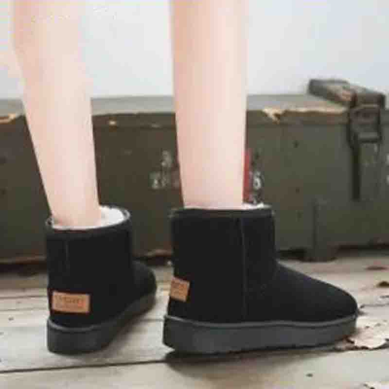 Buy Snow Boots Women's Autumn and Winter Thickening and Velvet Cotton