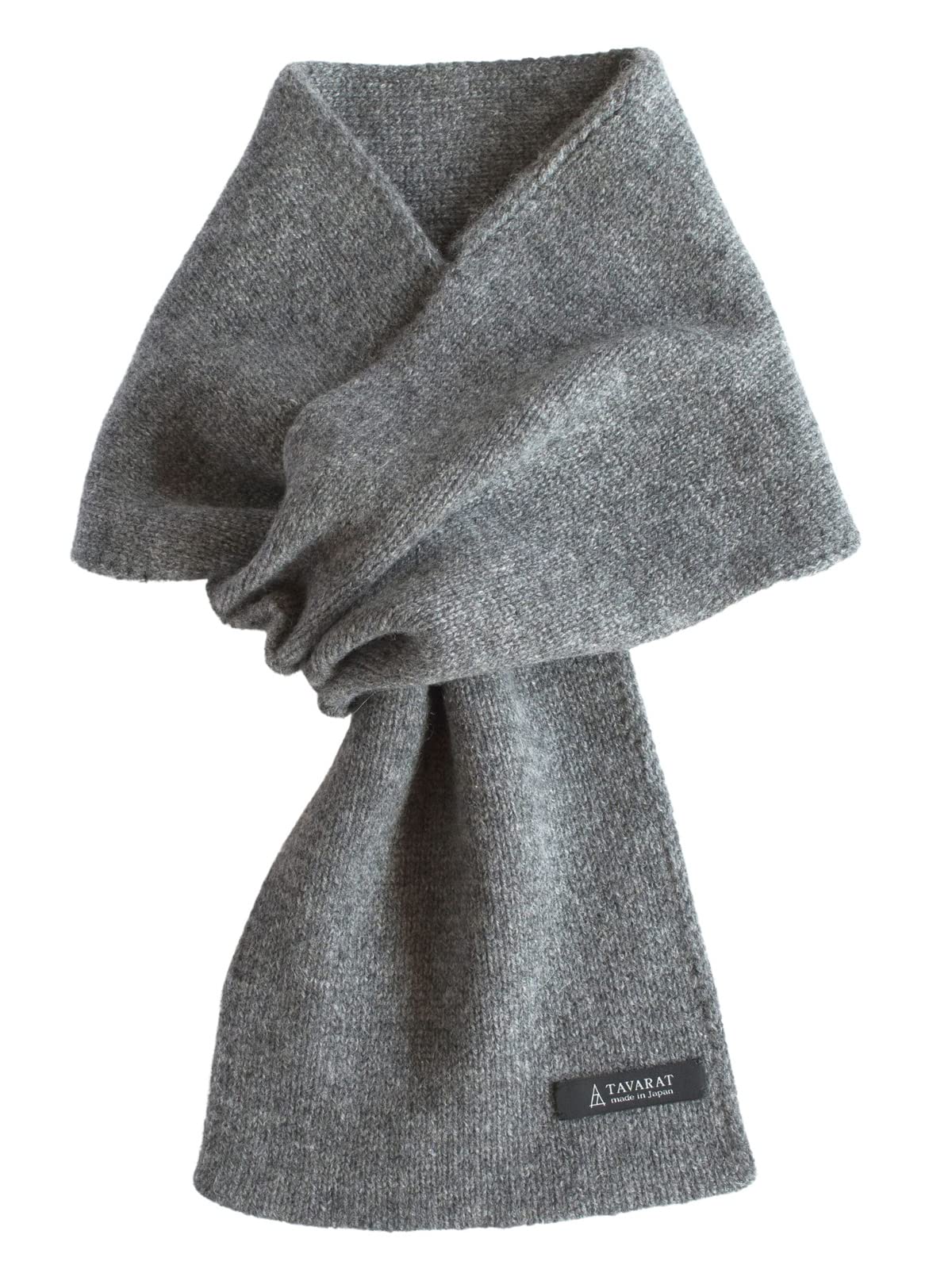 

TAVARAT Кашемировый компактный мини-шарф мужской, шарф за 3 секунды, 100% Япония, (Серый) серый