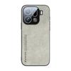 Compatible OPPO FindX9U Suede Leather Stand Case with Full Lens Protection