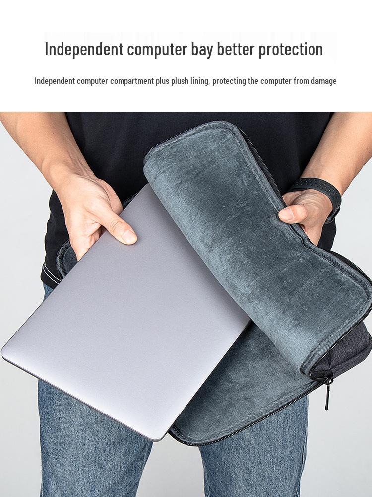 Sac d'ordinateur portable multifonctionnel: Housse 15 pouces pour MacBook & iPad pour Hommes & Femmes