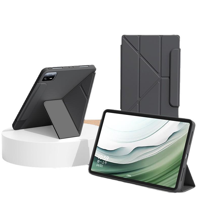 iPad A16 Protective Case with Pen Slot, Y-Fold, 10.2-inch, Drop-Proof, Compatible with Pro13 9th Gen Air 57, Buckle Closure.