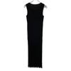 ISSEY MIYAKE IM04FH607 Black Pleated Dress Dress 3 blackUsed