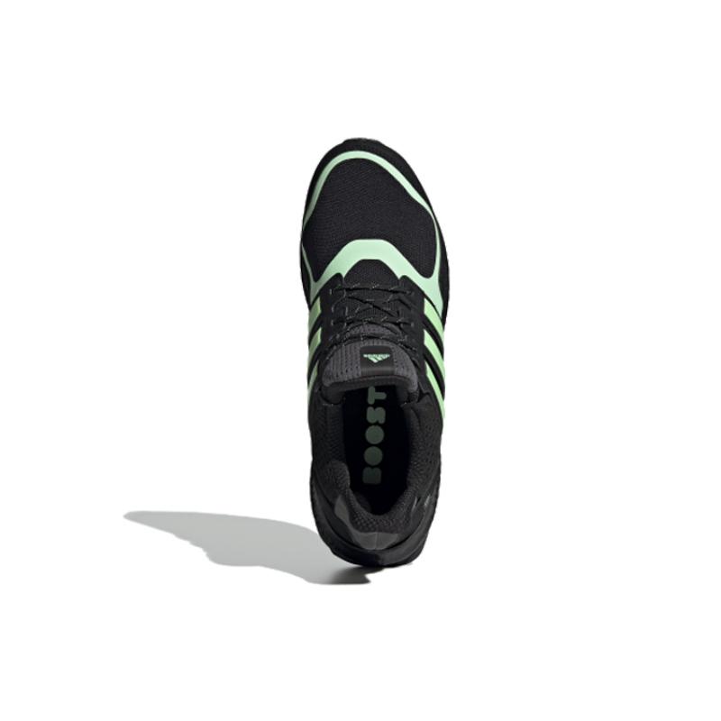 Adidas Ultra Boost S&L Core Black Glow Green Sneakers FV7284