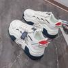 Spring-autumn Without Heel Road Runner Women Height Golf Shoes High Heels Sneakers Sports High-level Womenshoes Style