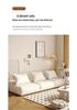 Minimalist Tech Fabric Double Module Sofa for Small Apartments