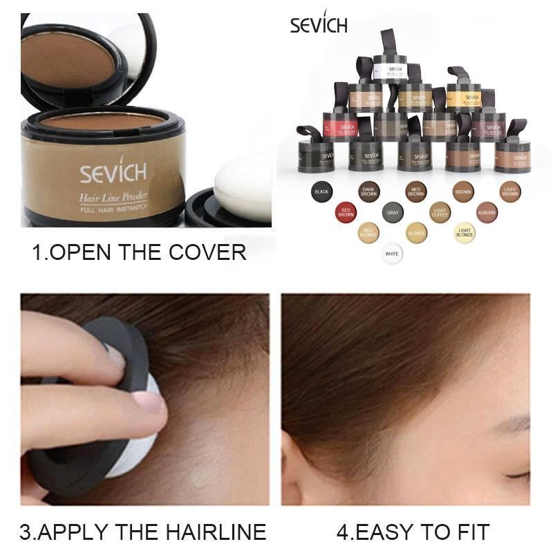 Sevich Hairline Powder For Flawless Coverage And Natural Finish In Various Shades