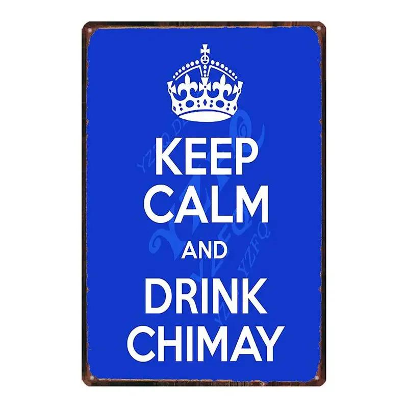 Vintage Belgian Beer Metal Tin Sign  ORVAL Chimay Retro Wall Decor for Kitchen Restaurant Home  Art Poster DUA