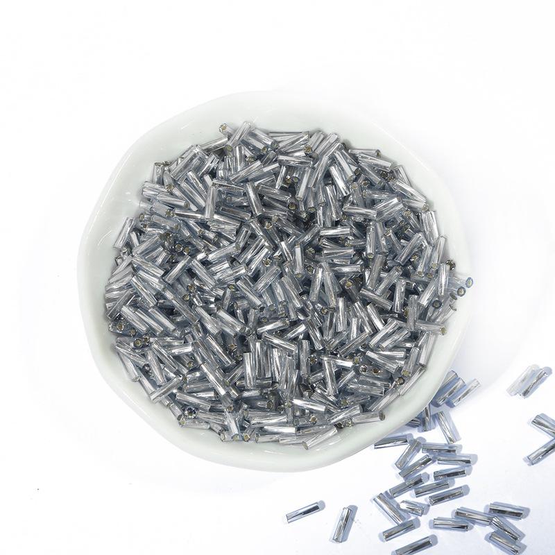 2x6mm 300ks Vysoce kvalitní oblíbené kroucené trubičkové rokajlové korálky Skleněné spirálové korálky Šperky DIY Náramek Výroba šatů Bugles Oděvy Ručně vyráběný doplněk