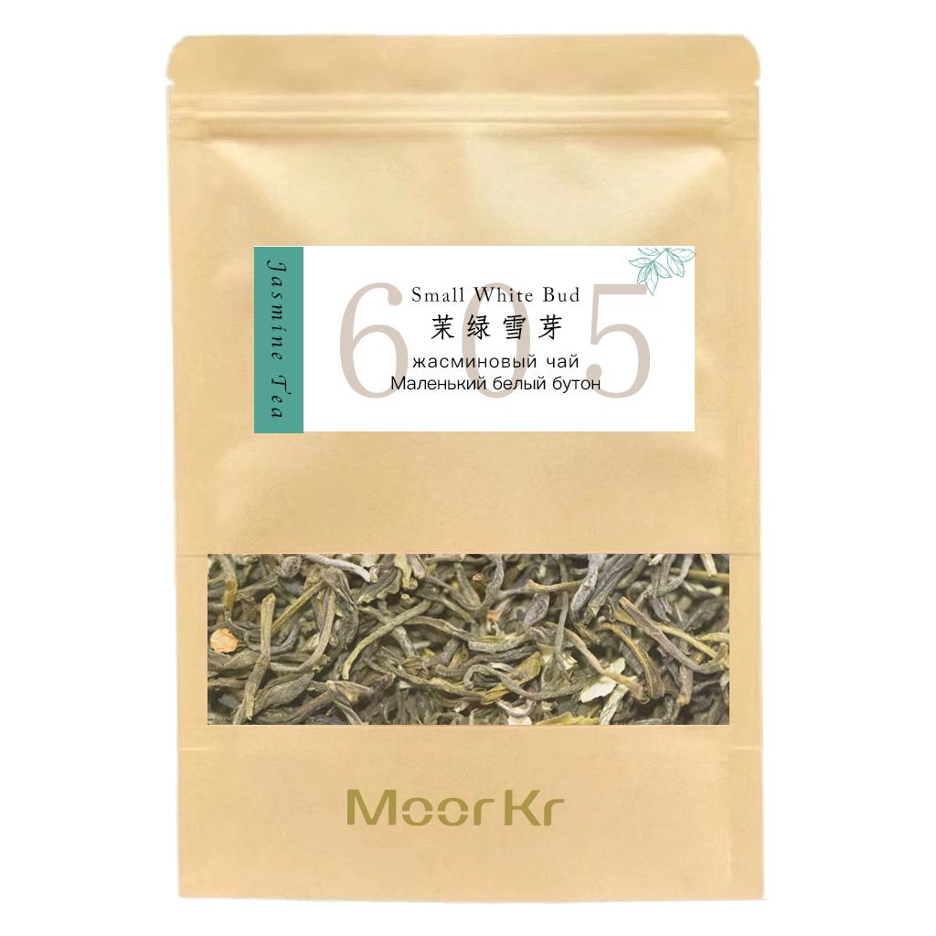 

Зеленый чай с жасмином № 605, чай с маленькими белыми бутонами, 50 г, ароматный чай с натуральным вкусом, ингредиенты для пузырькового чая