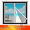 Nano Anti-Mosquito Insect Screen: Invisible Velcro Self-Install Mesh for Home Windows
