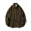 Japanese Retro Corduroy Long-Sleeve Work Shirt Jacket for Men, Autumn and Winter Casual Slim-Fit Foreign Trade Men's Shirt