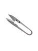 High Carbon Steel Black Yarn Scissors - Compact Spring Snippers for Cross Stitch & Fishing Line