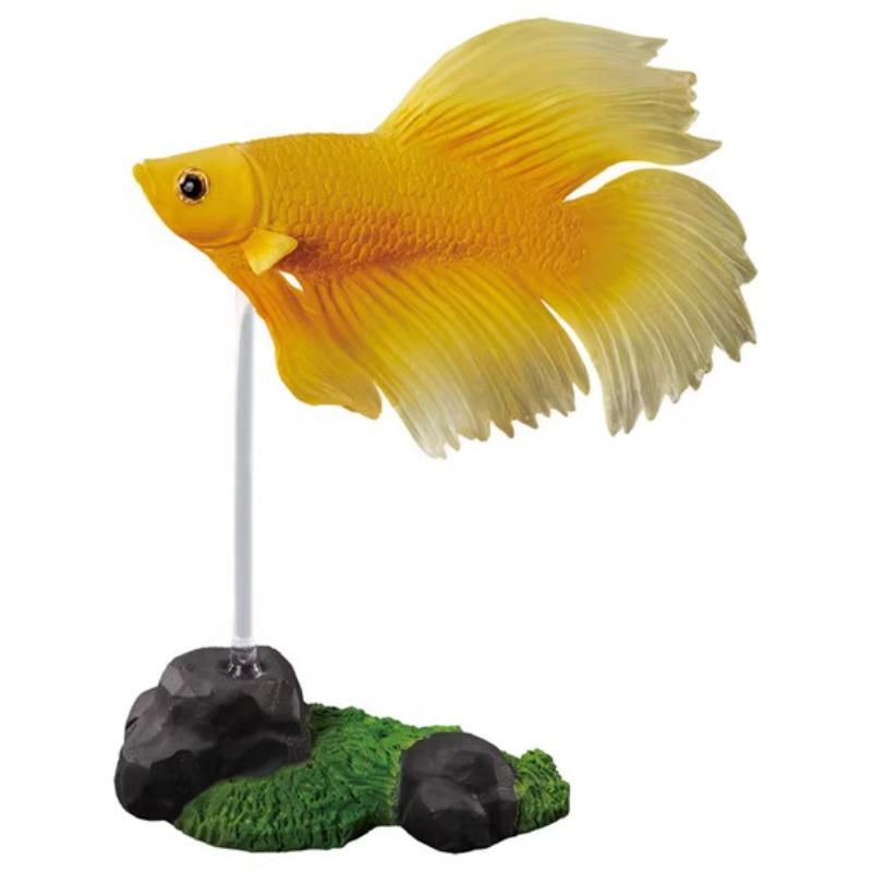 Модель рыбы-петушка Gashapon Игрушки Тропическая рыба Домашняя рыбка Фигурка золотой рыбки Фигурка Декоративные украшения Игрушки 5cm to 7cm