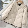 Women's Lightweight Petite Quilted Jacket - Autumn/Winter 2025 Korean Style