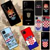 Croatia Flag For Samsung Galaxy A14 A34 A54 A52 A32 A22 A12 A13 A33 A53 A11 A31 A51 A71 A50 Case Cover