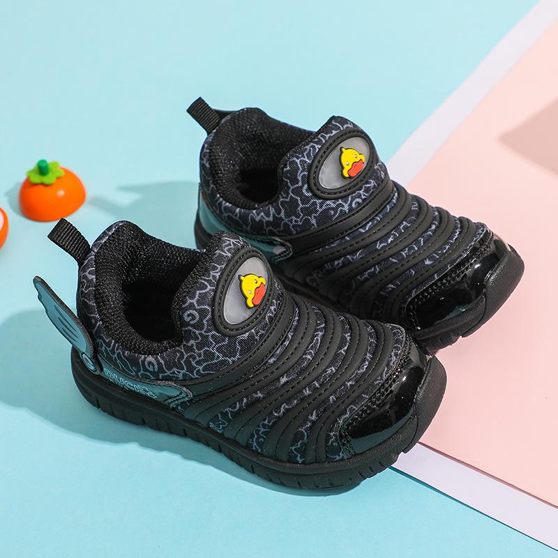 Little yellow duck caterpillar classmate boys net shoes 2025 spring and autumn new children's sports shoes mesh breathable girls shoes