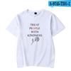 Harry Styles Treat People with Kindness Summer T-shirts Men Short Sleeve Letter Printed Tshirts